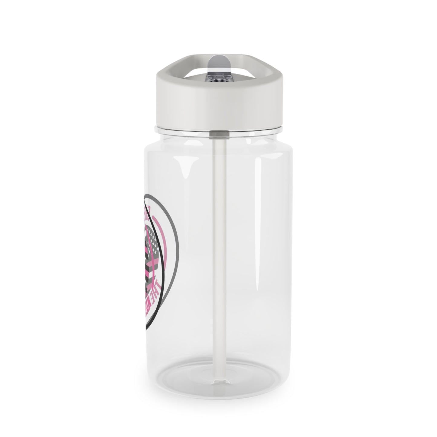Clear Water Bottle with Official Logo