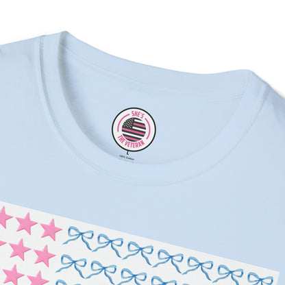 Stars and Bows! Softstyle T-Shirt, Unisex Fit