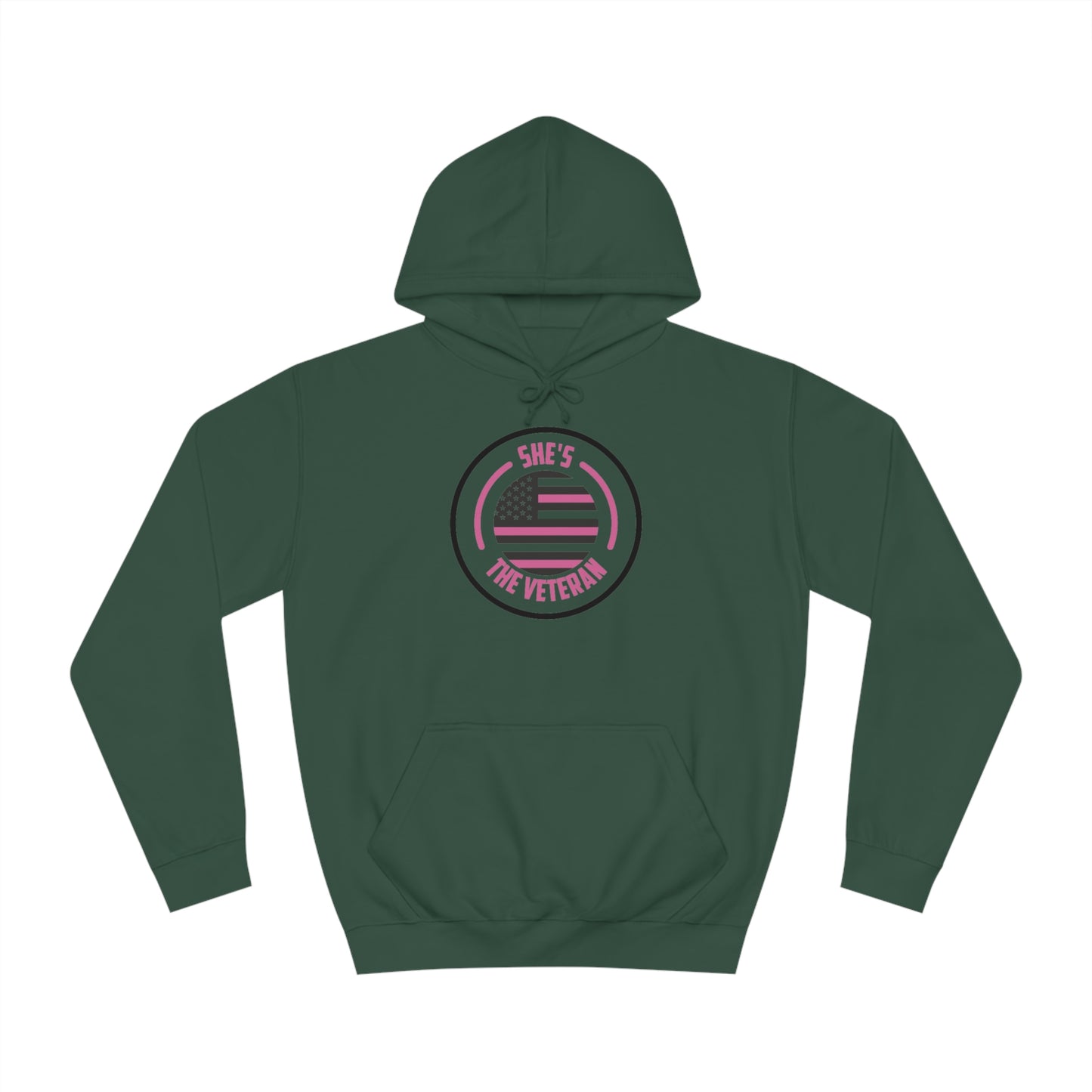 Unisex College Hoodie with Front Logo