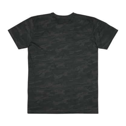 Men's Fit Jersey Tee, Camo or Leopard with Logo